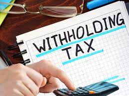 Training Withholding Tax
